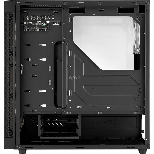 Sharkoon tg5 pro rgb midi tower behuizing (zwart | 4x usb-a | rgb | tempered glass)