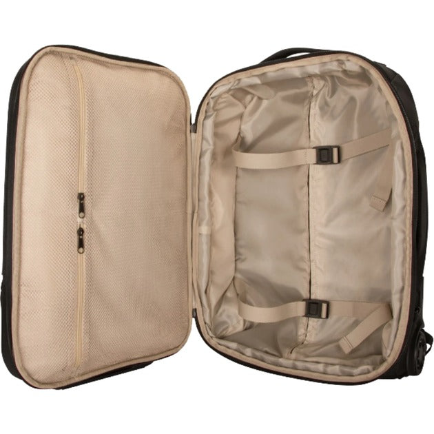 Load image into Gallery viewer, Targus 15.6” ecosmart mobile tech traveler rolling backpack trolley (zwart)
