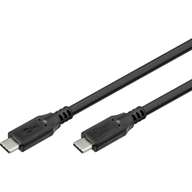Goobay usb-c 4.0 > usb-c kabel (zwart, 1,5 meter)