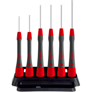 Wiha fijnschroevendraaierset picofinish 42997 (grijs rood)