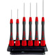 Wiha fijnschroevendraaierset picofinish 42997 (grijs rood)