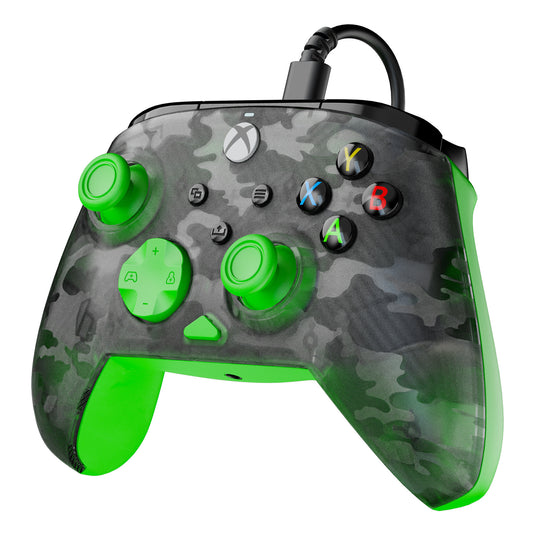Turtle beach rematch core bedrade controller (zwart groen, xbox serie x|s, xbox one, pc)