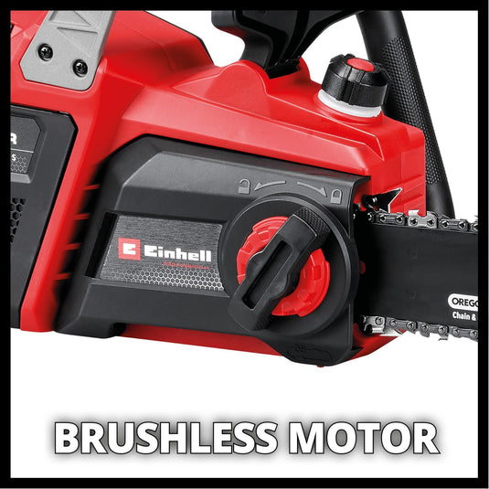 Einhell gp-lc 36 40 li bl-solo professional accu kettingzaag (rood zwart, accu en oplader niet inbegrepen)