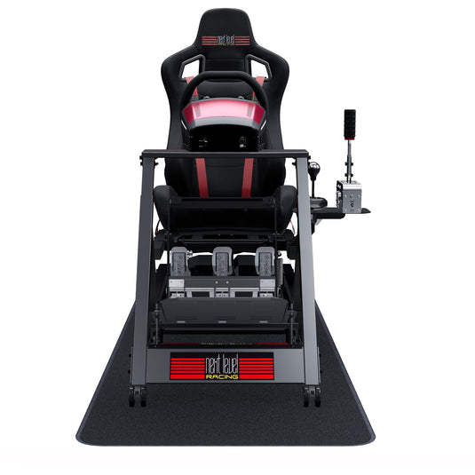 Next level racing gttrack simulator cockpit racing simulator (zwart)
