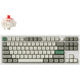 Keychron q3 max-p1 rgb mechanisch toetsenbord (wit, us lay-out (qwerty), gateron jupiter red, 80% (tkl), rgb leds, ksa double-shot pbt, hot swap, knob, 2.4ghz | bluetooth 5.1 | usb-c)