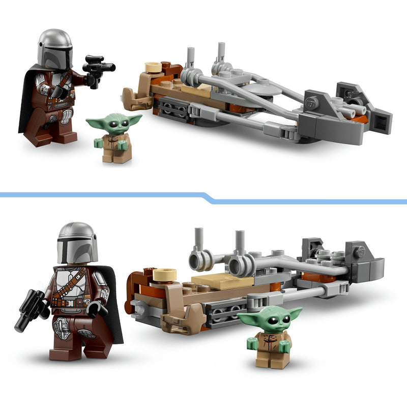 Load image into Gallery viewer, Lego star wars 75436 mandalorian en grogu's speederbike
