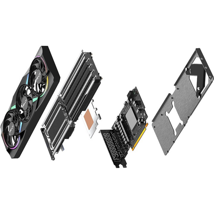 Chargez l'image dans la visionneuse de la galerie, Pny geforce rtx 5070 argb oc grafische kaart (dlss 4, 3x displayport, 1x hdmi 2.1)
