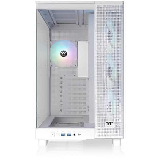 Thermaltake view 380 xl tg argb snow midi tower behuizing (wit | 2x usb-a | 1x usb-c | rgb | window)