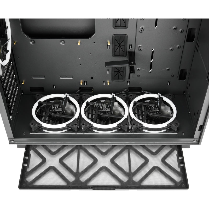 Load image into Gallery viewer, Sharkoon pure steel rgb midi tower behuizing (zwart | 2x usb-a | rgb | window)

