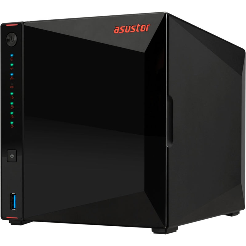Load image into Gallery viewer, Asustor nimbustor 4 as5404t nas (zwart, 2x lan, usb, hdmi)
