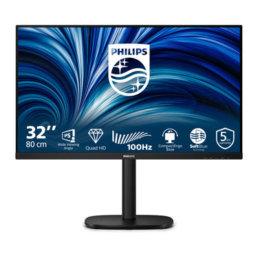 Philips 32b2n3500 31.5 monitor (zwart, 2x hdmi, displayport, 3x usb-a, usb-b)