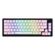 Hator skyfall mag ultra 8k rgb mechanisch gaming toetsenbord (zwart, us lay-out (qwerty), hator aurum ice, 65%, rgb, double-shot pbt, hot-swap)