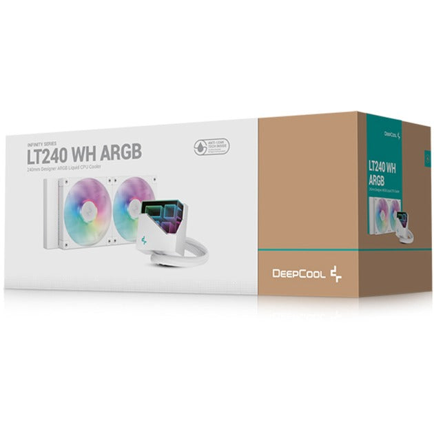 Laden Sie das Bild in Galerie -Viewer, Deepcool lt240 argb waterkoeling (wit, 4-pins pwm fan-connector)
