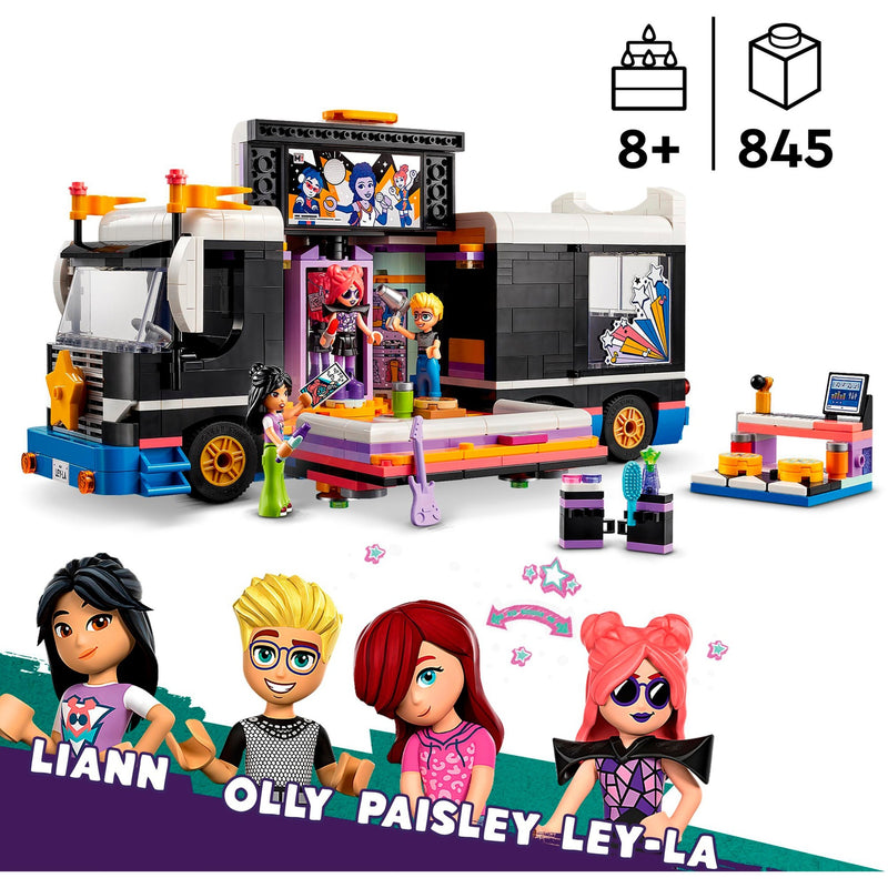 Load image into Gallery viewer, Lego friends - toerbus van popster constructiespeelgoed (42619)
