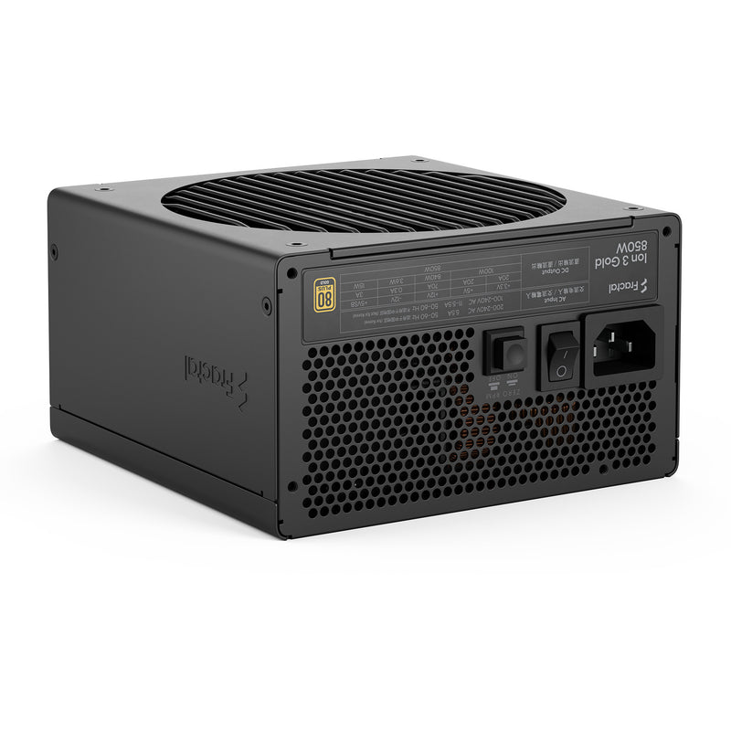Cargue la imagen en el visor de la galería, Fractal design ion gold 3 modulaire 850 watt voeding (zwart, 1x 12v-2x6, 3x pcie)
