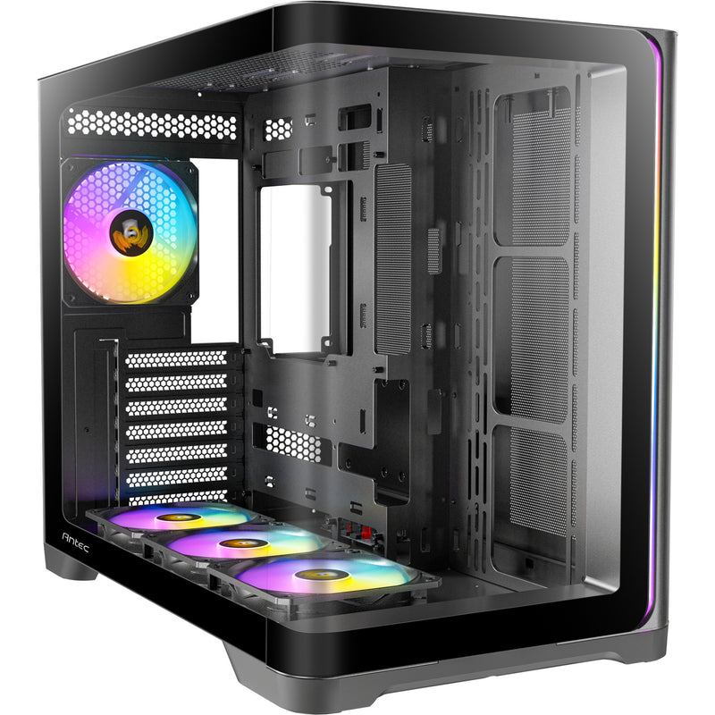 Load image into Gallery viewer, Antec c5 curve argb midi tower behuizing (zwart | 2x usb-a | 1x usb-c | tempered glass)
