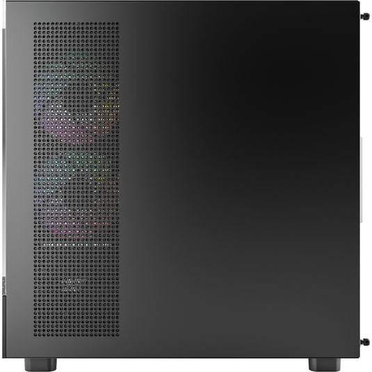 Montech xr midi tower behuizing (zwart | 2x usb-a | 1x usb-c | rgb | tempered glass)