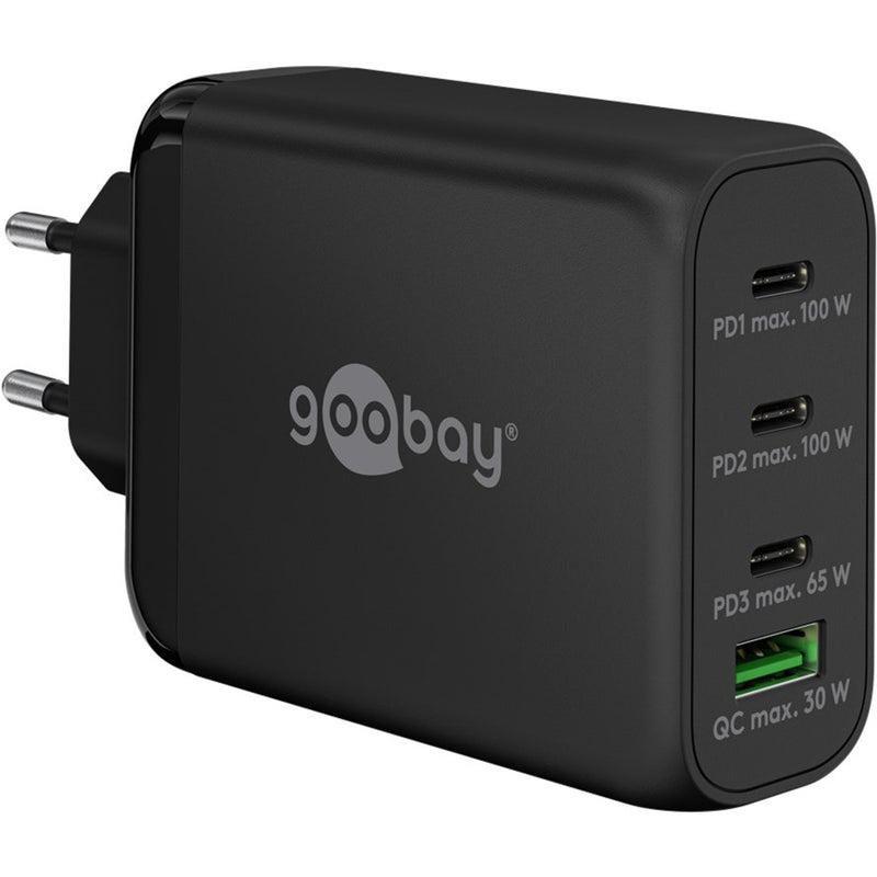 Afbeelding laden in galerijviewer, Goobay usb-c pd multiport quick charger (100 w) (zwart)
