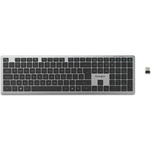 Kensington kb535 eq rechargeable multi-device keyboard (us-international lay-out (qwerty), scissor switches, 100%, usb, 2,4 ghz, bluetooth 5.4)