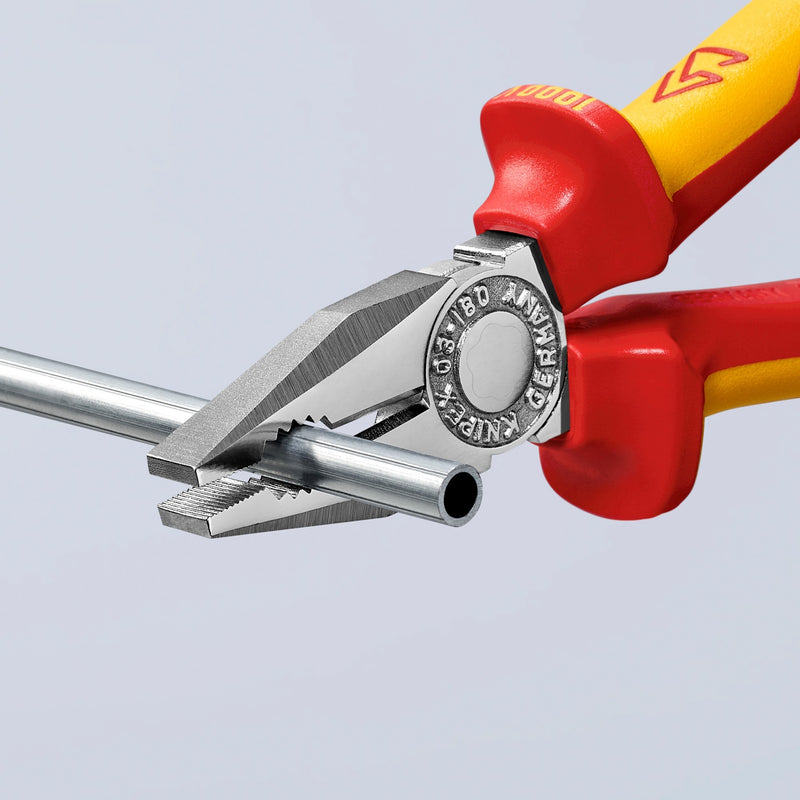 Load image into Gallery viewer, Knipex combitang 03 06 180 combinatietang (rood geel, vde-getest)

