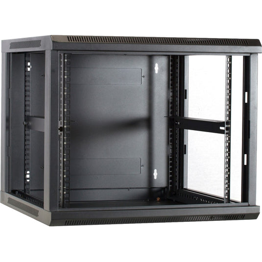 Dsi 9u wandkast met glazen deur - ds6609 server rack (zwart, 600 x 600 x 500mm)