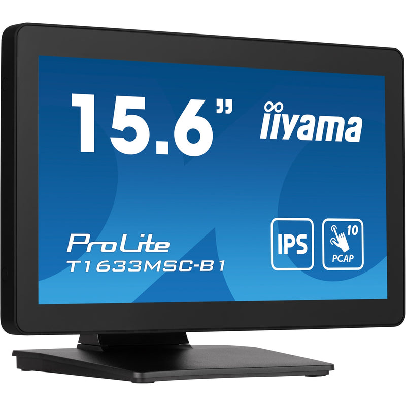 Load image into Gallery viewer, Iiyama prolite t1633msc-b1 15.6 touchscreen monitor (zwart, hdmi, displayport, 2x usb-a)
