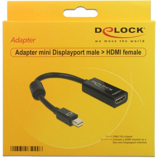 Load image into Gallery viewer, Delock mini displayport 1.1 > hdmi adapter (zwart, 12,7 centimeter)
