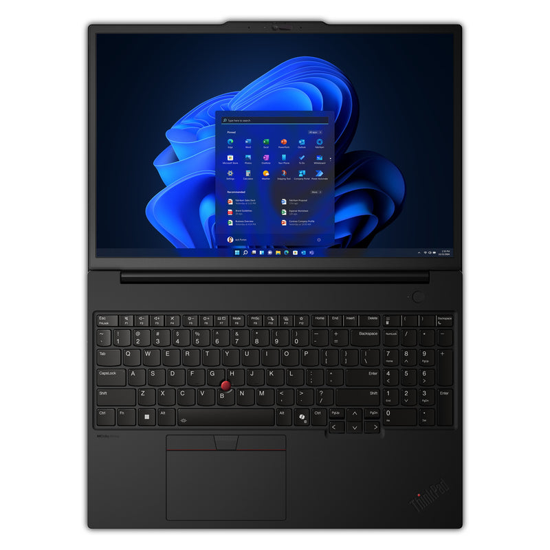 Load image into Gallery viewer, Lenovo thinkpad p16s gen 4 (21qv000bmh) 16 laptop (zwart | core ultra 7 255h | rtx pro 500 | 32 gb | 512 gb ssd)
