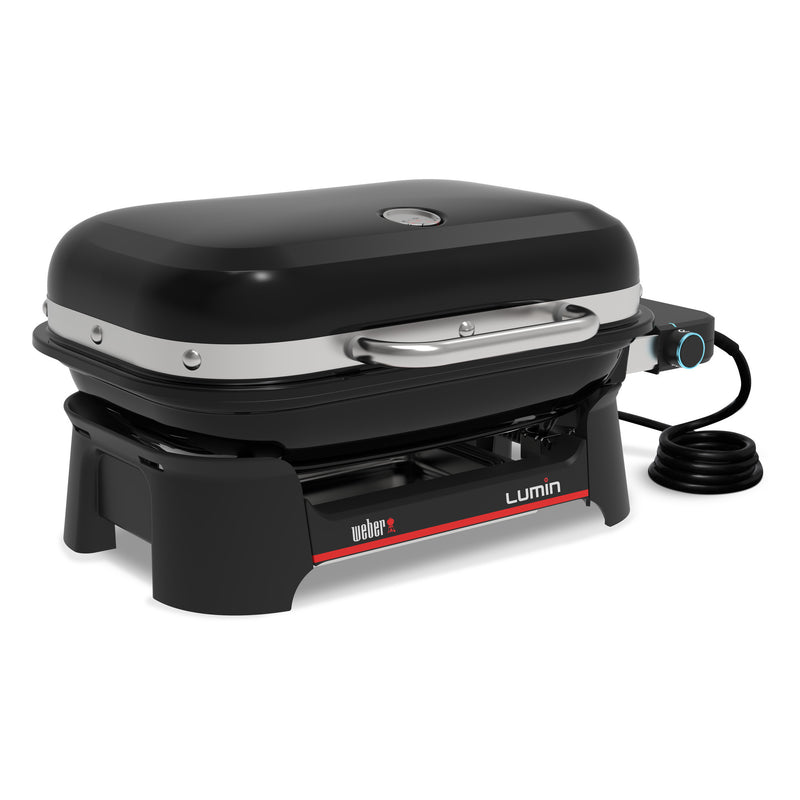 Load image into Gallery viewer, Weber lumin compact elektrische barbecue voor buiten (zwart)
