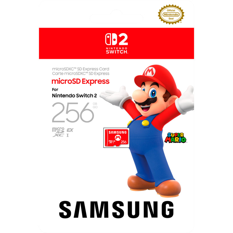 ギャラリービューアに画像をロードする, Samsung nintendo switch 2 microsd express card 256 gb geheugenkaart (in mario design)
