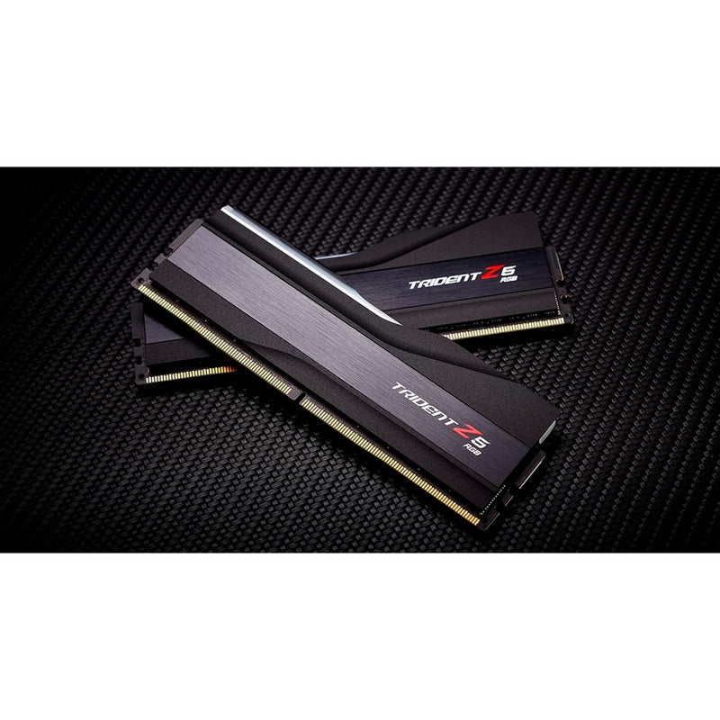 Load image into Gallery viewer, G.skill 64 gb ddr5-6000 kit werkgeheugen (zwart, f5-6000j3636f32gx2-tz5rk, trident z5 rgb, xmp)
