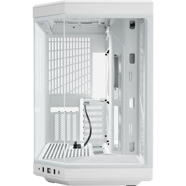 Hyte y70 midi tower behuizing (wit | 2x usb-a | 1x usb-c | tempered glass)
