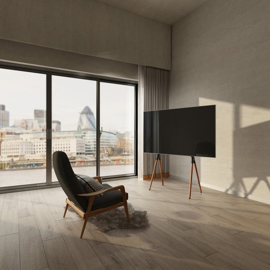 Neomounts nm-m1000black flatscreen meubel tv-vloerstandaard (zwart)