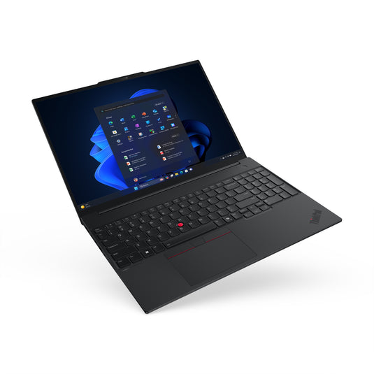 Lenovo thinkpad e16 gen 3 amd (21st005vmh) 16 laptop (zwart | ryzen 5 220 | radeon 740m | 16 gb | 512 gb ssd)