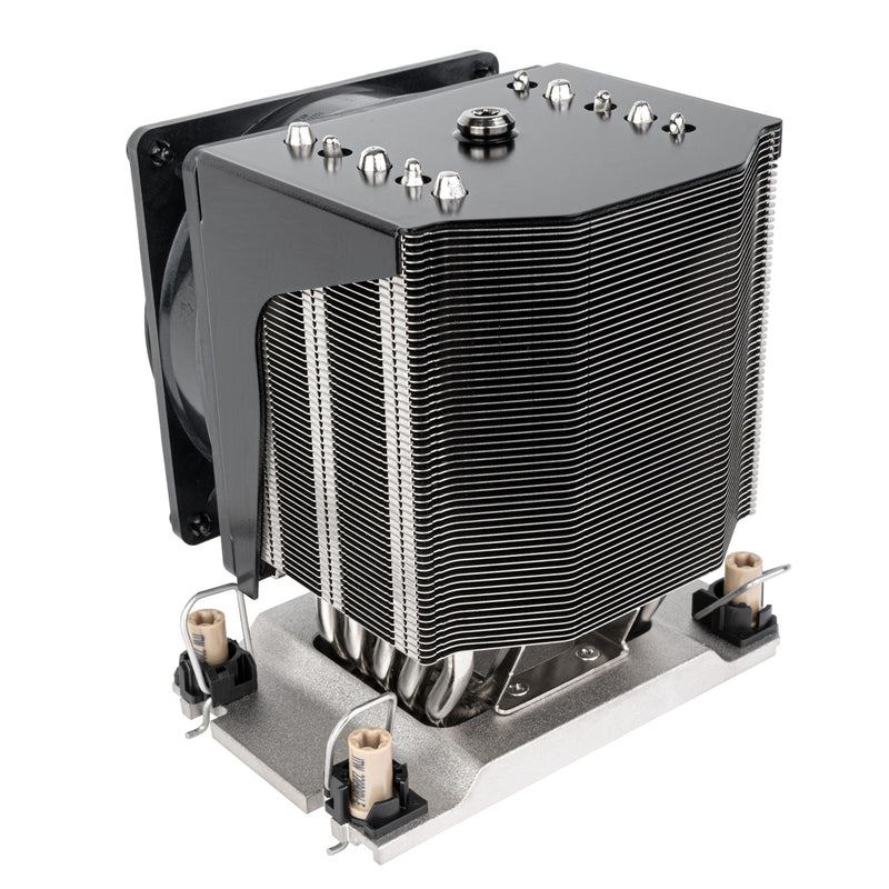 Load image into Gallery viewer, Silverstone sst-xe04-4677vb cpu-koeler (zwart, 4-pins pwm fan-connector)
