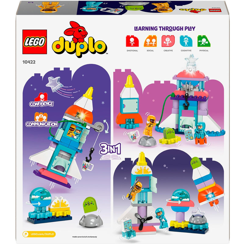 Load image into Gallery viewer, Lego duplo - 3-in-1 ruimteavontuur constructiespeelgoed (10422)
