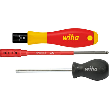 Wiha momentschroevendraaier torquevario-s electric (rood geel, 3-delig, 0,5 - 2 nm)