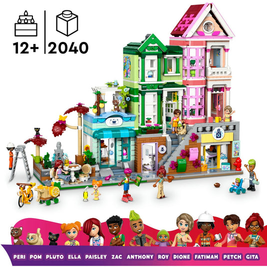 Lego friends - heartlake city appartementen en winkels constructiespeelgoed (42670)