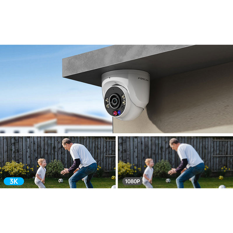 ギャラリービューアに画像をロードする, Foscam w5ep, 3k 5mp qhd poe ip camera (zwart)
