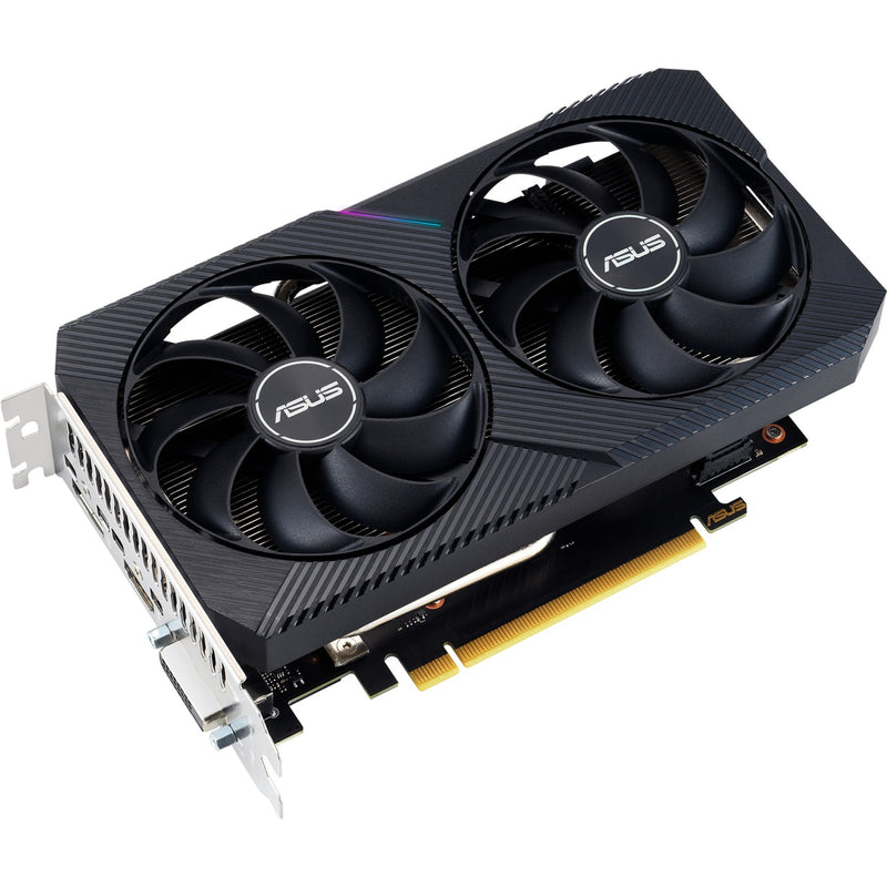 Afbeelding laden in galerijviewer, Asus geforce rtx 3050 dual v2 8gb gddr6 grafische kaart (lite hash rate, 1x displayport, 1x hdmi 2.1, dvi-d)
