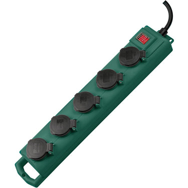 Brennenstuhl super-solid sl 554 de ip54 tuinstekkerdoos 5-voudig 5m h07rn-f 3g1,5