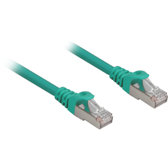 Sharkoon patchkabel sftp, rj-45 met cat.6a (groen, 5 meter, halogeenvrij)