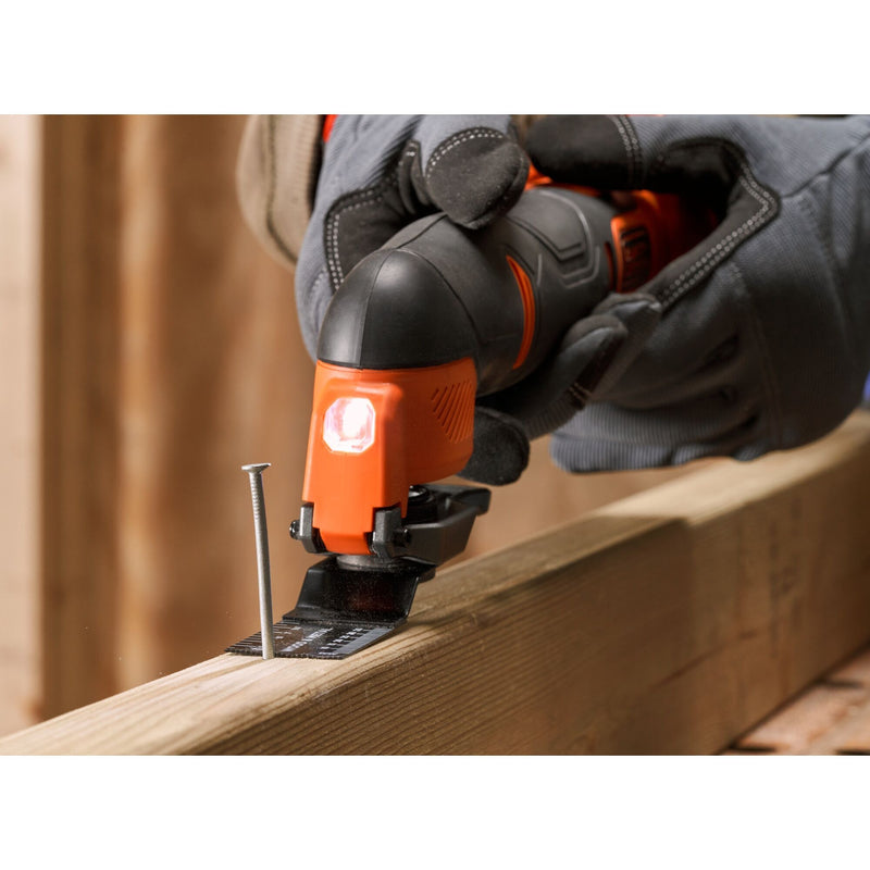 Load image into Gallery viewer, Black+decker bdcos18n-xj 18v oscillerende multitool multifunctioneel gereedschap (oranje zwart, accu en oplader niet inbegrepen)
