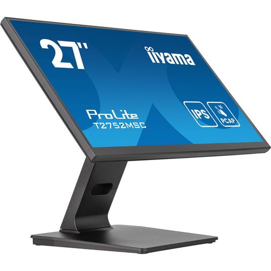 Iiyama prolite t2752msc-b1ag 27 touchscreen monitor (zwart, hdmi, displayport, 2x usb-a, usb-b)
