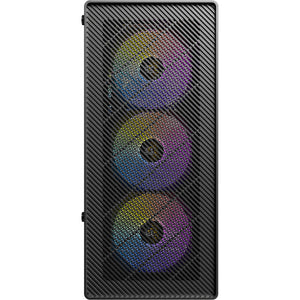 Antec ax26 rgb elite midi tower behuizing (zwart | 3x usb-a | tempered glass)