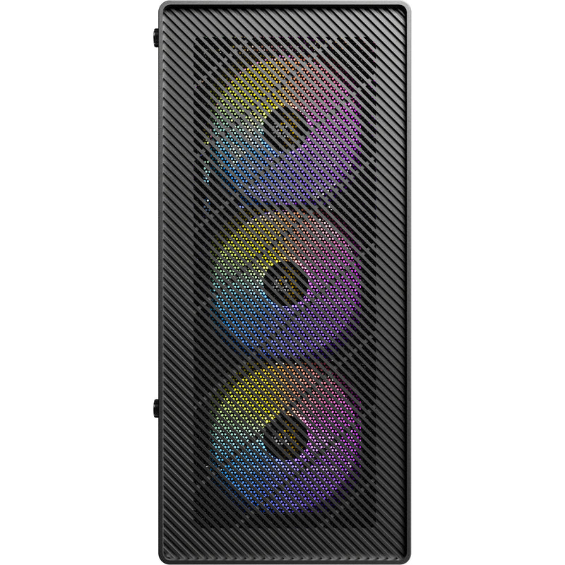 Load image into Gallery viewer, Antec ax26 rgb elite midi tower behuizing (zwart | 3x usb-a | tempered glass)
