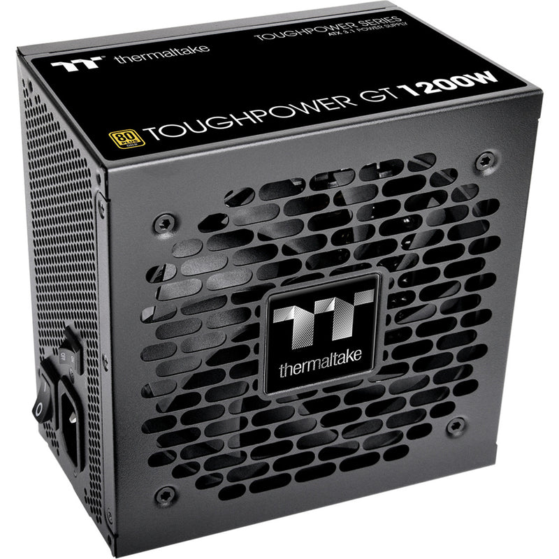 Load image into Gallery viewer, Thermaltake toughpower gt modulaire 1200 watt voeding (zwart, 5x pcie)
