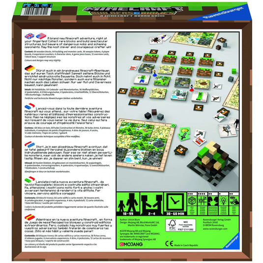 Ravensburger minecraft builders biomes bordspel (meertalig, 2 - 4 spelers, 30 - 60 minuten, vanaf 10 jaar)