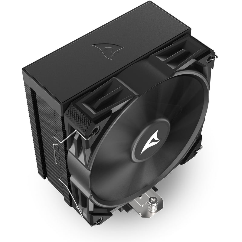 Load image into Gallery viewer, Sharkoon a50 cpu-koeler (zwart, 4-pins pwm fan-connector)
