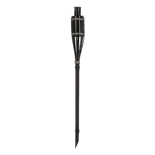 Esschert design fakkel bamboe zwart dia5,5x60 cm